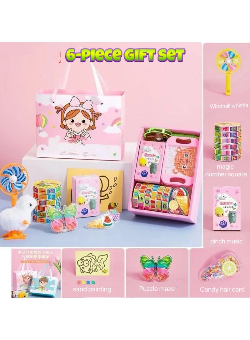 6 Piece Gift Set Children Birthday Gift Sharing return gift for children Princess-Girl - Image 1
